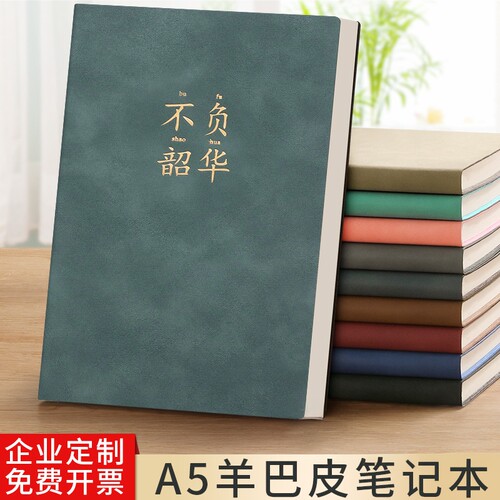羊巴皮笔记本定制商务办公记事本