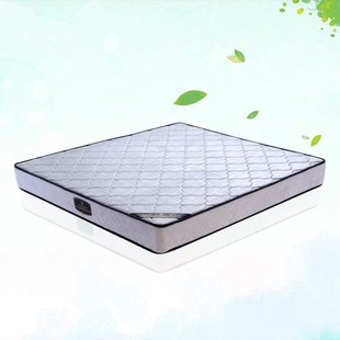 高端天鹅绒面料床垫席梦思九分区整网弹簧软硬两用椰棕垫1.8m床