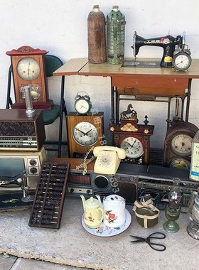 老式黑白电视机老物件民俗旧货老一辈怀旧民宿装饰摆件影视道具