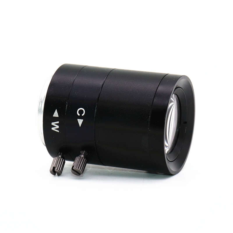 高清工业相机镜头300万 1/2 C口 监控摄像头手动变焦6-12mm低畸变