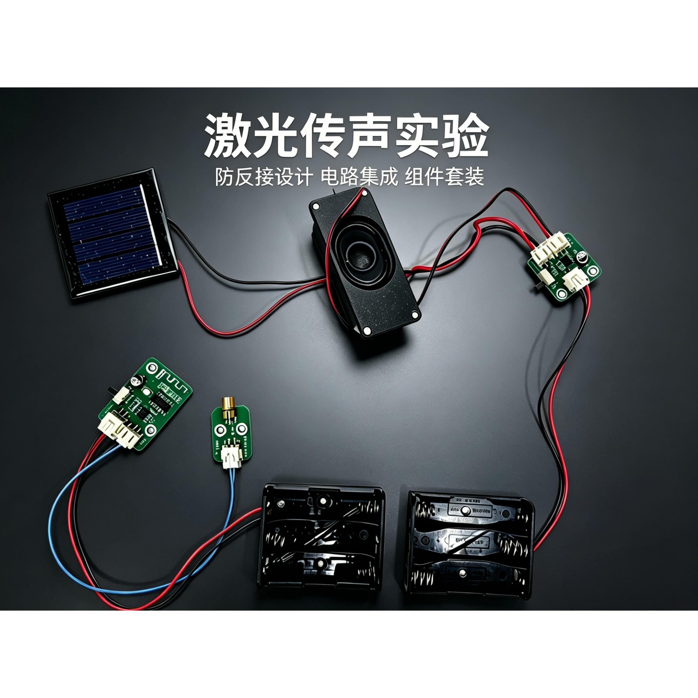 光纤通信 激光传声实验 小发明diy科学实验套件 声光电科技小制作