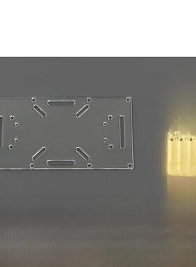 R3系列平衡小车底板加高板黑色透明亚克力固定支架搭配MG513电机