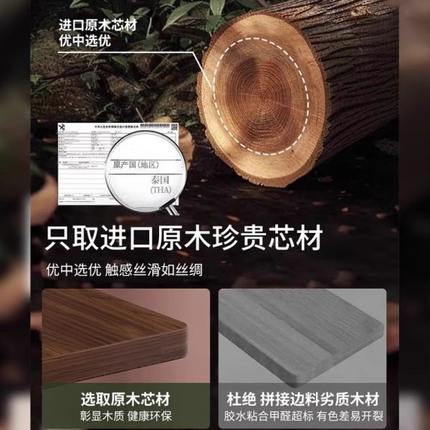 实木主机托架电竞房台式电脑主机箱架子底座置物架家用可移动