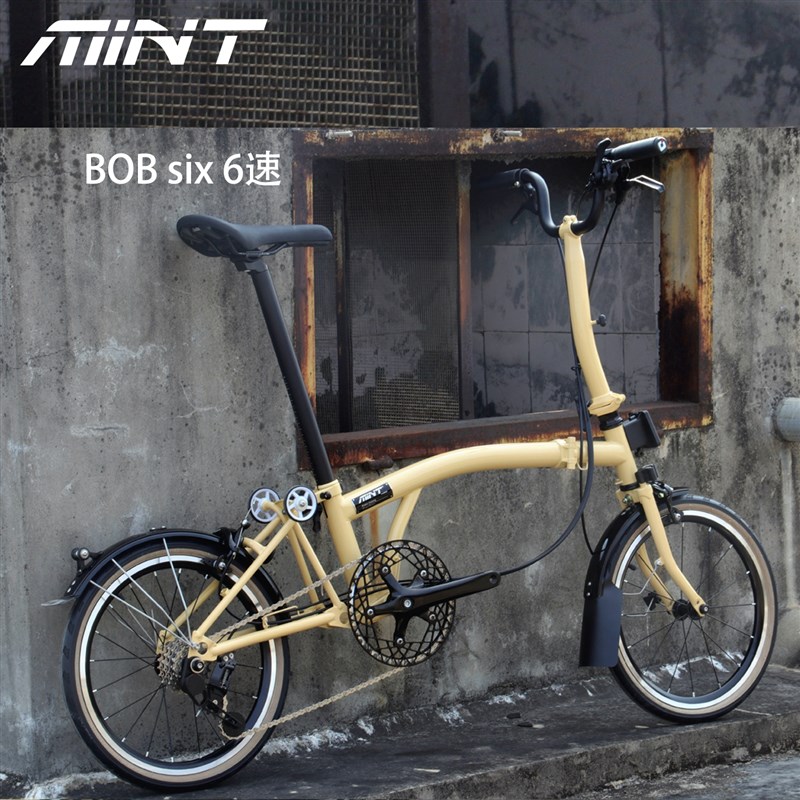 2024款MINT国产小布折叠车BOB six 小轮车mint便携学生车 6速7速