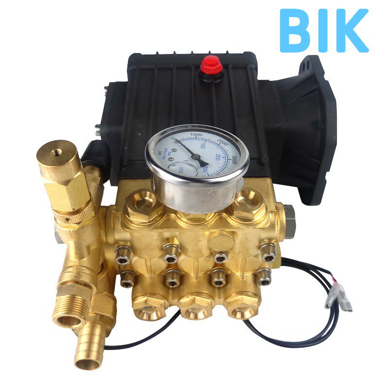 正茂BIK高压清洗机泵头总成2.2KW3KW车海洋洗车机头泵总承原厂