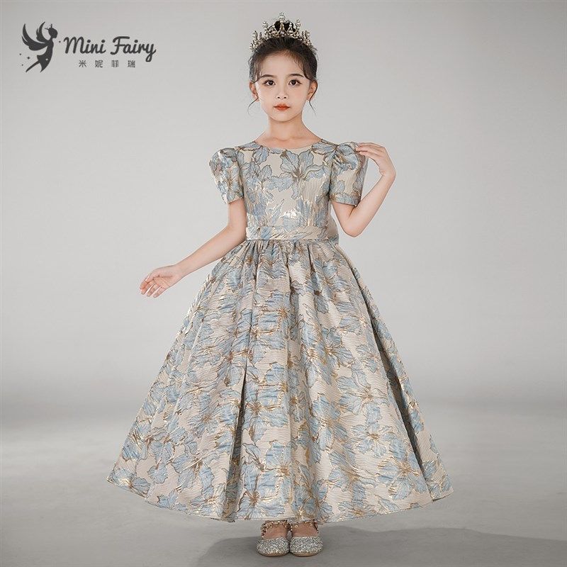 女童轻奢走秀公主裙高端宴会晚礼服元旦节日主持人比赛钢琴演出服,童装/婴儿装/亲子装,儿童礼服,淘宝优惠券,粉丝福利购,淘宝优惠卷