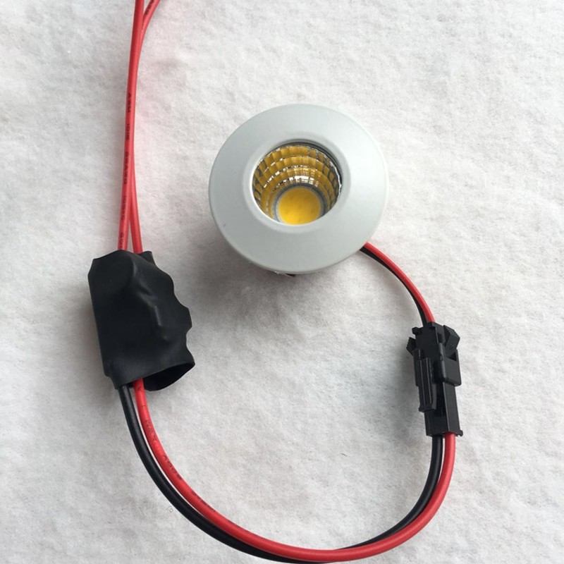 1W3WCOB迷你小射灯衣橱柜灯LED珠宝展柜星星拇指牛眼嵌入式天花灯