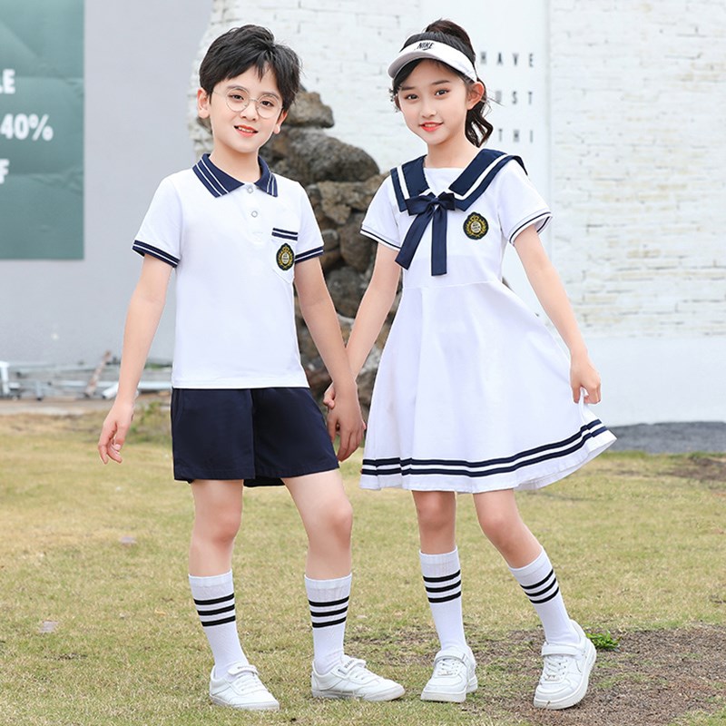 六一儿童合唱演出服幼儿园班服小学生校服套装朗诵表演毕业照班服