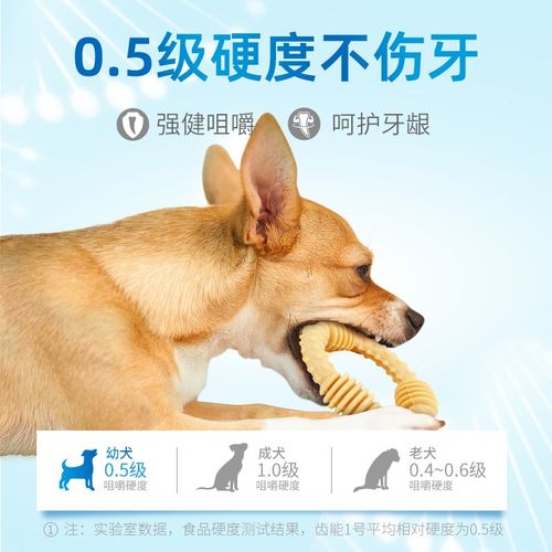 齿能1号健齿环狗狗零食磨牙棒幼犬换牙期咬胶小型犬宠物洁齿骨头
