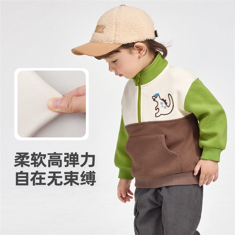 男童卫衣加绒冬季小宝宝套头衫婴儿外套秋冬童装冬款儿童衣服冬装,童装/婴儿装/亲子装,卫衣/绒衫,淘宝优惠券,粉丝福利购,淘宝优惠卷