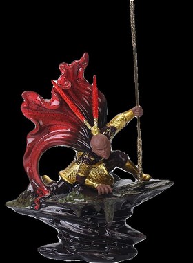 新中式陶瓷齐天大圣孙悟空摆件家居装饰品斗战胜佛美猴王桌面摆设