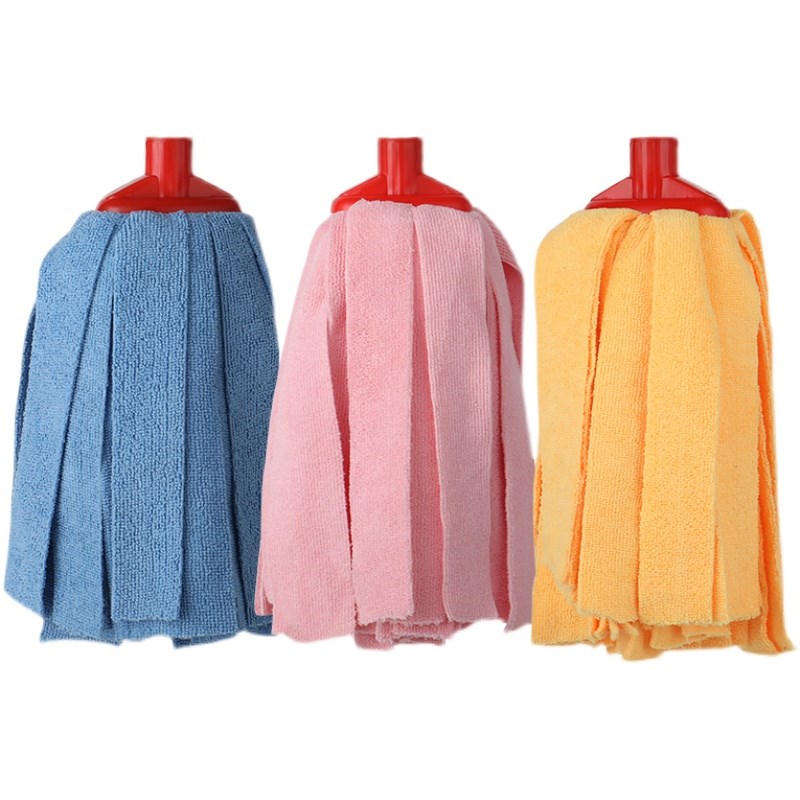 超细纤维儿童拖把头 不掉毛全新料地拖头 吸水拖布替换头墩布头