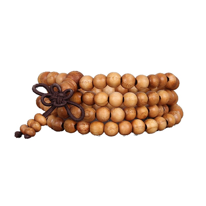 桃木手链桃木珠佛珠念珠108颗手链手串长项链毛衣链多圈