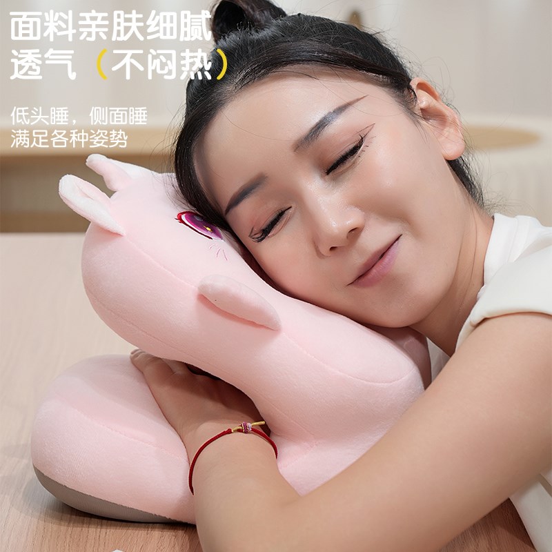 午睡枕办公室午睡神器小学生午休趴枕睡觉抱枕靠垫桌上儿童趴睡枕