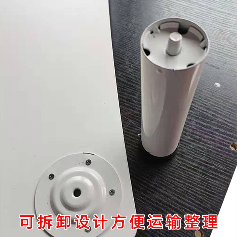 公桌圆腿桌腿支架固定吧台脚铁艺茶几支承脚柱餐桌腿金属桌脚