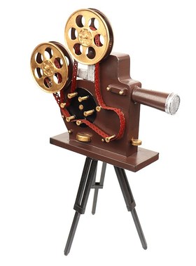 复古80年代老式支架放映机模型摄影视拍照创意道具怀旧装饰品摆件
