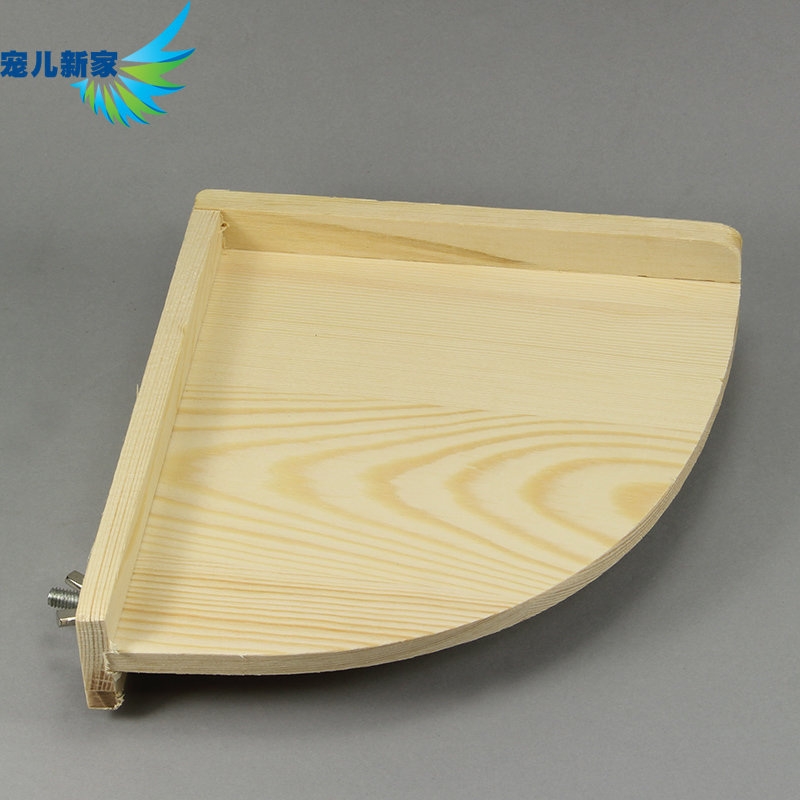 宠儿新家鹦鹉休息台 跳板鸟玩具实木跳台 鸟用品用具秋千吊床玩具