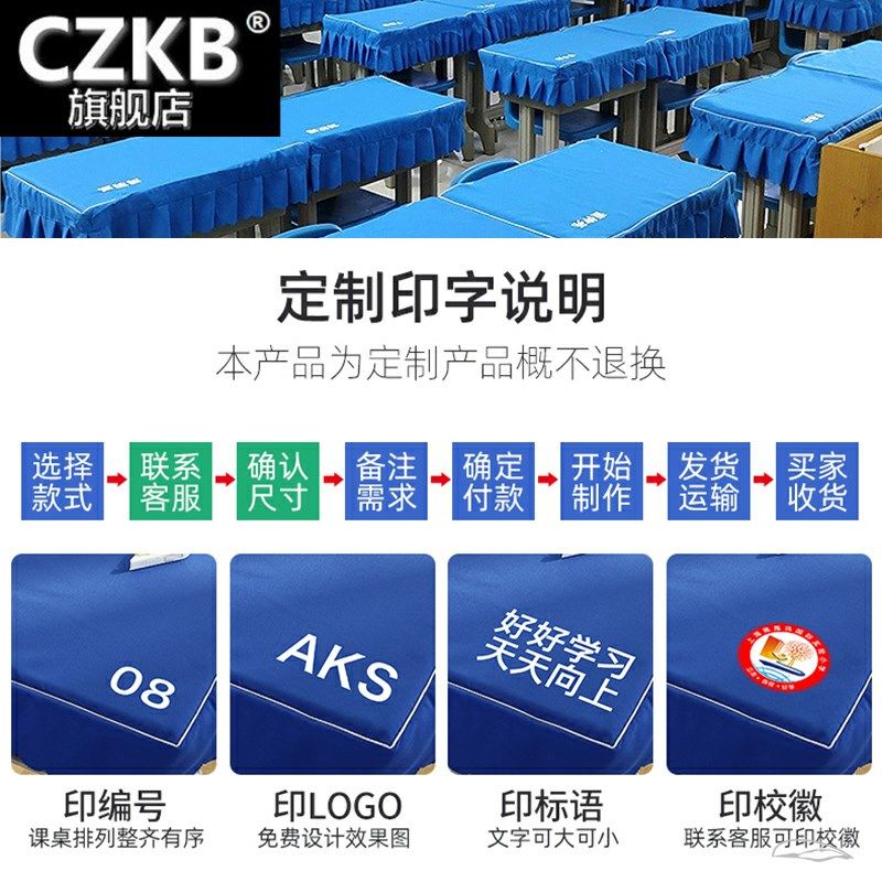 F小学生桌布桌罩课桌套罩单人书桌布护眼桌子防水专用墨绿色盖布,居家布艺,桌布,淘宝优惠券,粉丝福利购,淘宝优惠卷