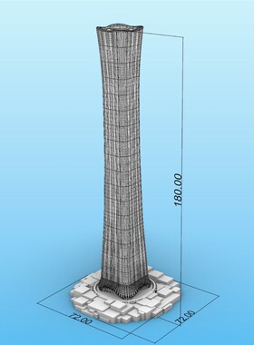 北京中信大厦模型简约地标建筑中国尊摆件定制礼品旅游建筑工艺品