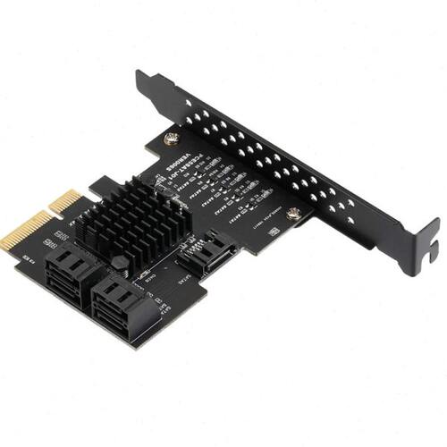亮腾PCI-E3.0转2口5口SATA3.0扩展卡JMB585主控JMB582芯片转接卡