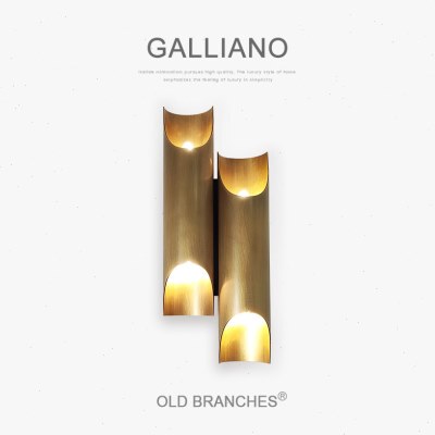 老树枝Galliano现代极简壁灯创意个性楼梯过道客厅卧室背景墙灯