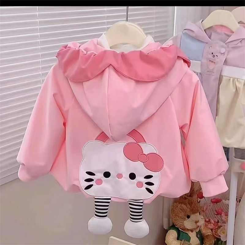 女童连帽外套薄款春秋季2025新款儿童秋装女宝宝夹克上衣小童风衣,童装/婴儿装/亲子装,普通外套,淘宝优惠券,粉丝福利购,淘宝优惠卷