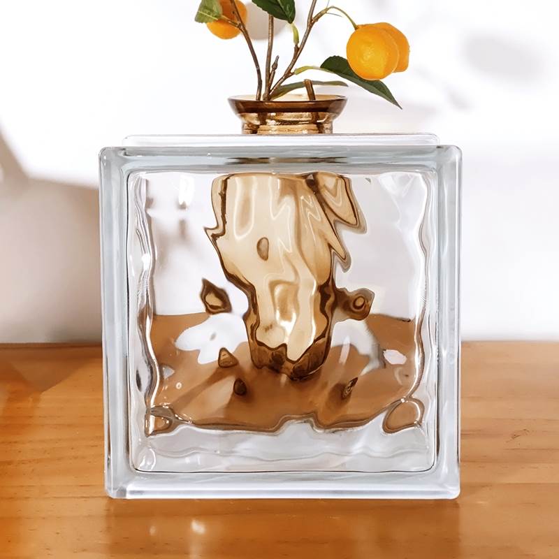 水晶玻璃砖空心厕所客厅玄关卫生间磨砂卧室户外方形定制冰纹酒店