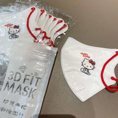 显脸小kitty立体口罩独立包装