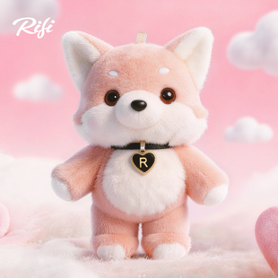 RIFI 小狐狸挂件品牌周边挂件包挂件公仔玩偶 RORO夏日泡芙