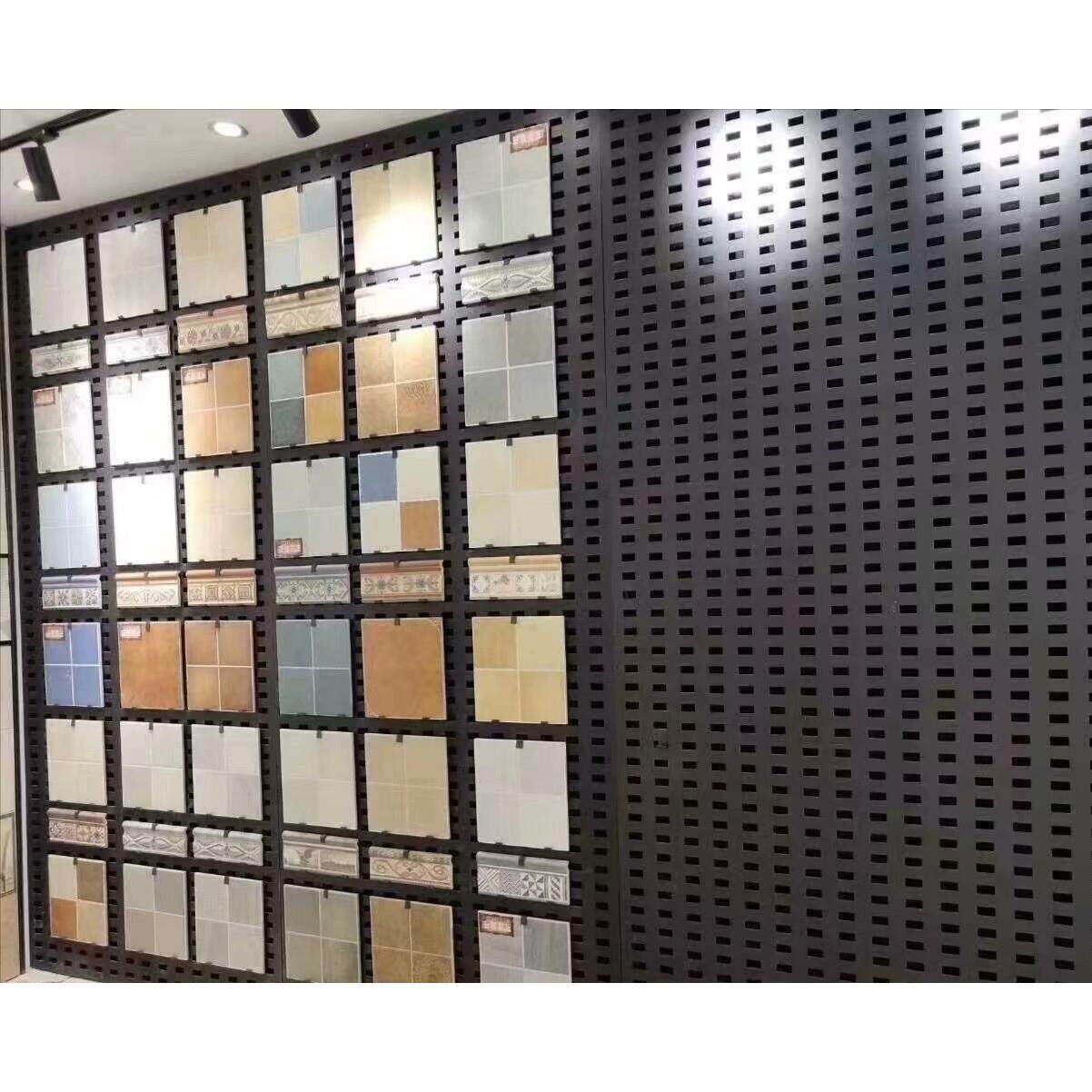 瓷砖展架挂墙样品冲孔多功能落地式立式挂架地砖陶瓷专用展示架子