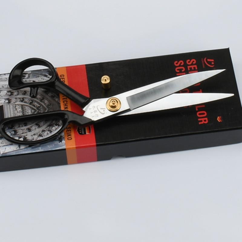 台湾进口钢专业裁缝剪刀服装剪子11寸12寸裁衣服布皮革家用大剪刀