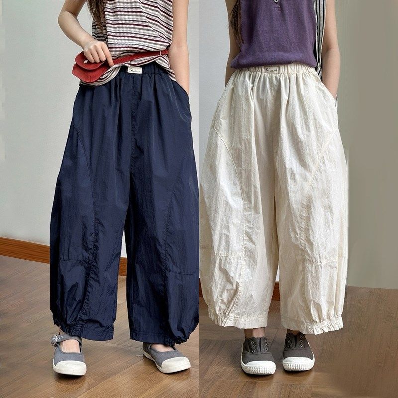 女童防晒裤2025新款夏季薄款哈伦裤儿童速干灯笼裤女孩宽松花苞裤,童装/婴儿装/亲子装,裤子,淘宝优惠券,粉丝福利购,淘宝优惠卷