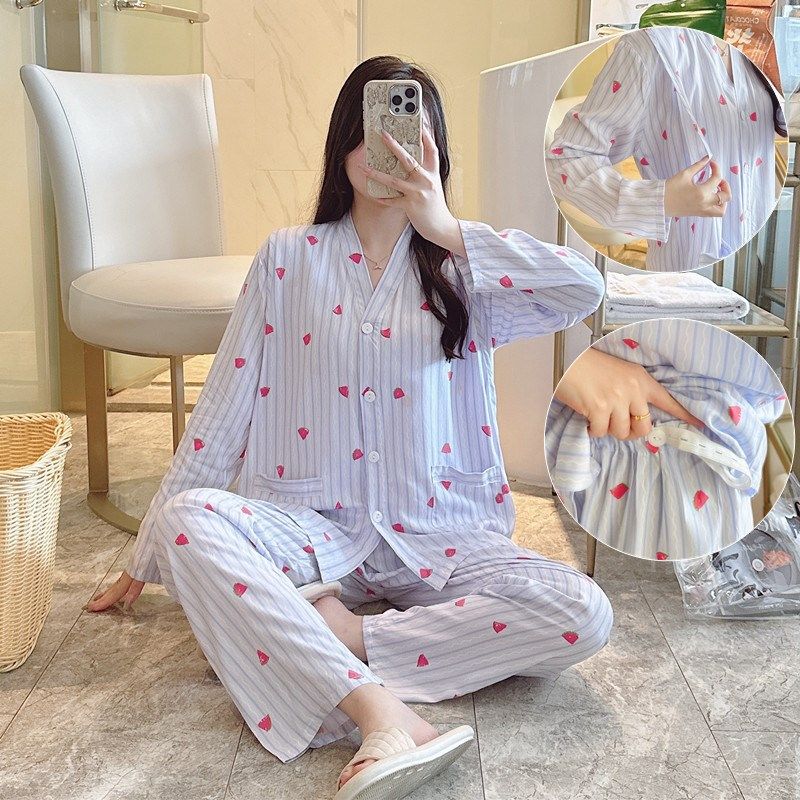 棉绸月子服孕妇睡衣67月份夏季产后薄款家居服产妇喂奶V领加大码,孕妇装/孕产妇用品/营养,哺乳衣/月子服,淘宝优惠券,粉丝福利购,淘宝优惠卷