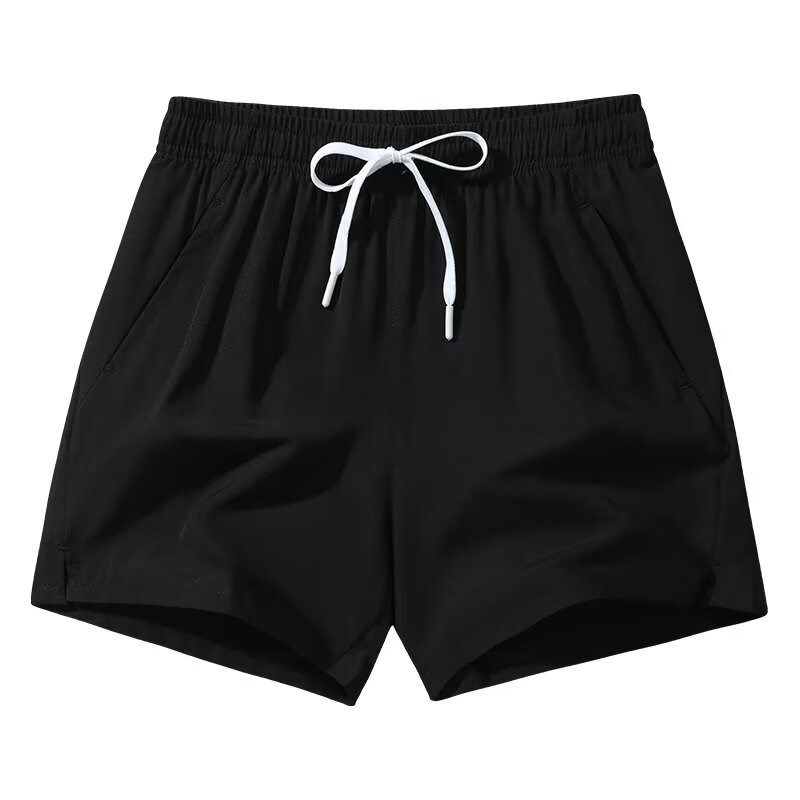 夏季纯色休闲直筒速干五分裤短裤内衬运动跑步游泳系绳沙滩裤男女,男装,短裤,淘宝优惠券,粉丝福利购,淘宝优惠卷