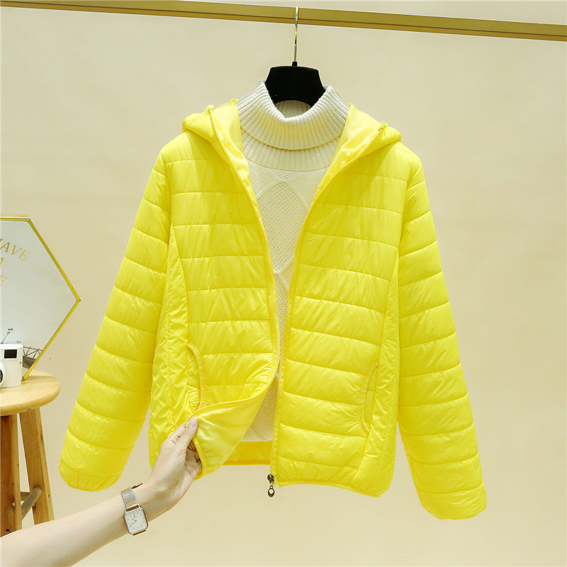 轻薄羽绒棉服女冬季新款韩版加A厚面包服短款显瘦百搭棉衣棉袄外