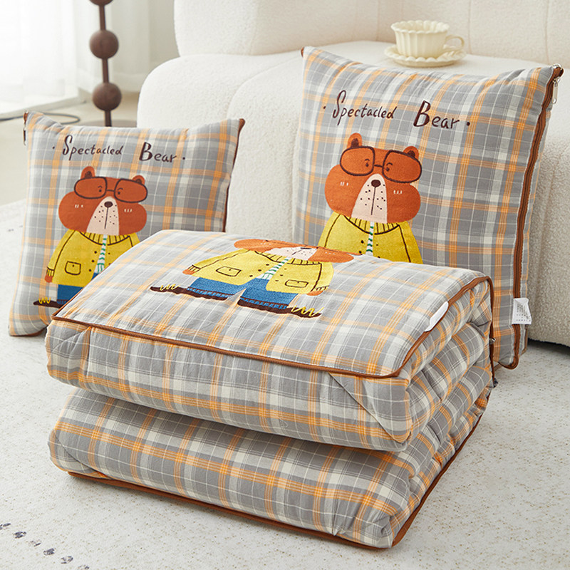 纯棉全棉抱枕被子两用沙发枕头汽车靠垫办公室靠枕午睡毯子二合一,居家布艺,抱枕被,淘宝优惠券,粉丝福利购,淘宝优惠卷