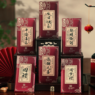 送宝宝周岁红包送老人祝寿回礼生日快乐千元红包袋满月百天利是封