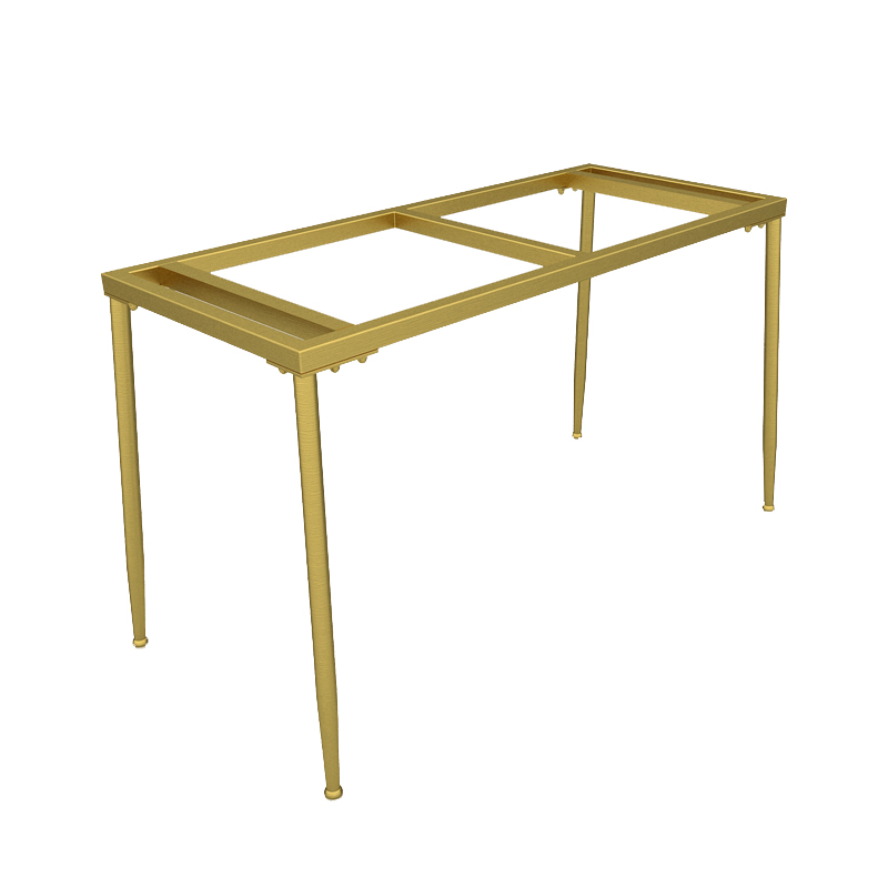 不锈钢铁艺大板桌书桌餐桌办公桌吧台脚妆台桌腿金属支架个性定制