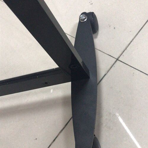铝材扁铝横梁屏风底座 三卡锁铁底座 展架底脚 铁支架活动