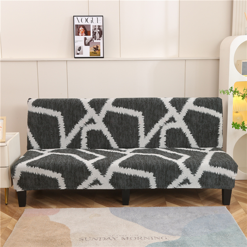 可折叠沙发床罩无扶手三人两用弹力沙发罩四季通用沙发罩