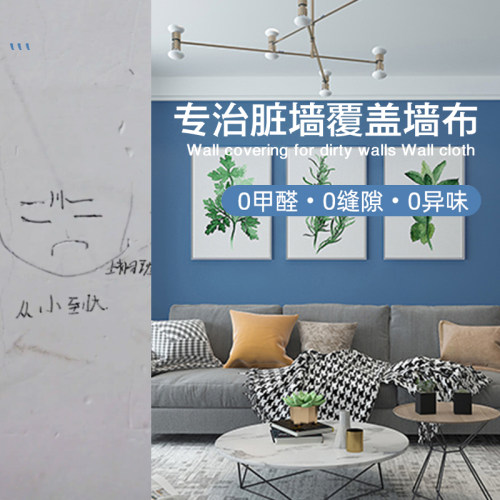 现代家用活性炭加厚覆盖无缝墙布全屋壁布电视背景墙壁纸墙纸