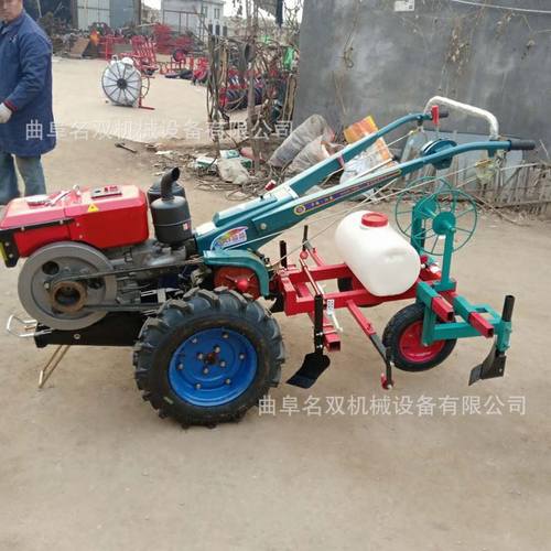 四轮配地膜覆盖 自走式覆膜手扶绿色地膜覆盖