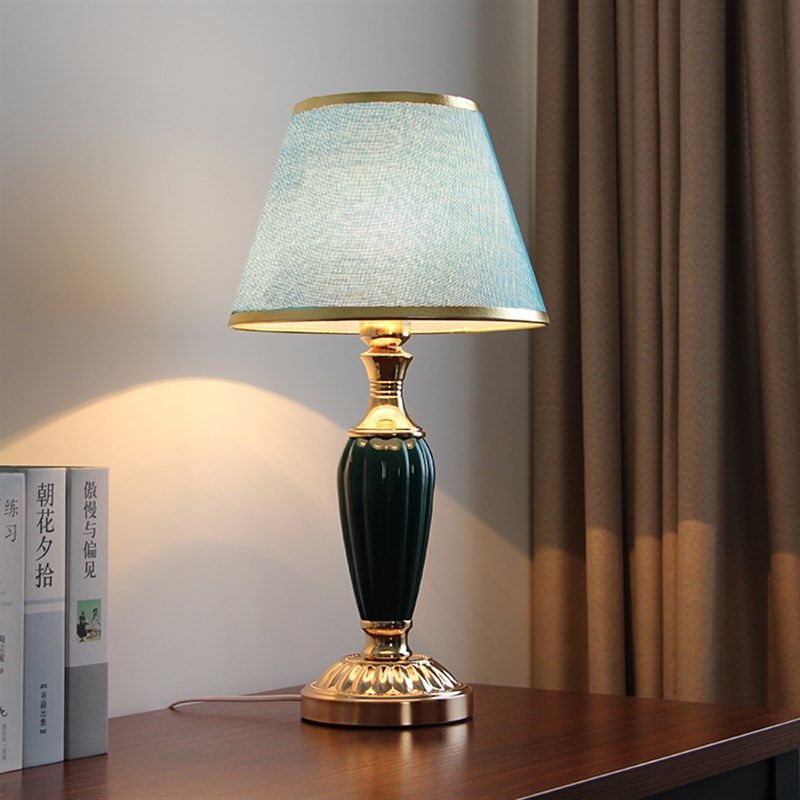 现代卧室触摸床头灯浪漫温馨结婚调光ld陶瓷创意装饰台灯,家装灯饰光源,装饰台灯,淘宝优惠券,粉丝福利购,淘宝优惠卷