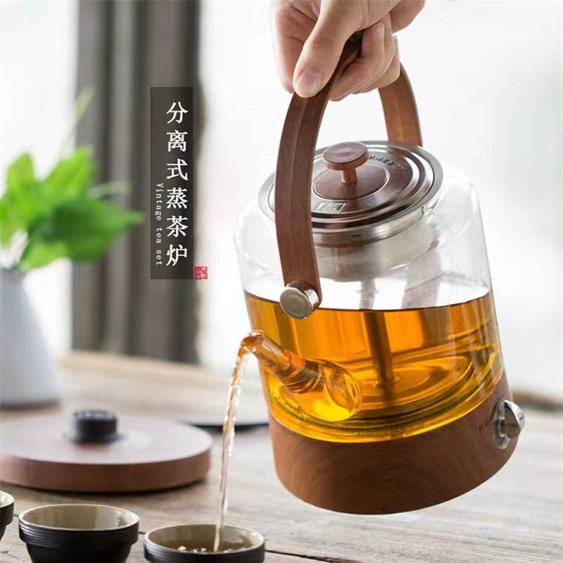 全自动蒸茶器养生壶普洱黑白茶茶具烧水煮茶炉蒸汽煮茶壶电器