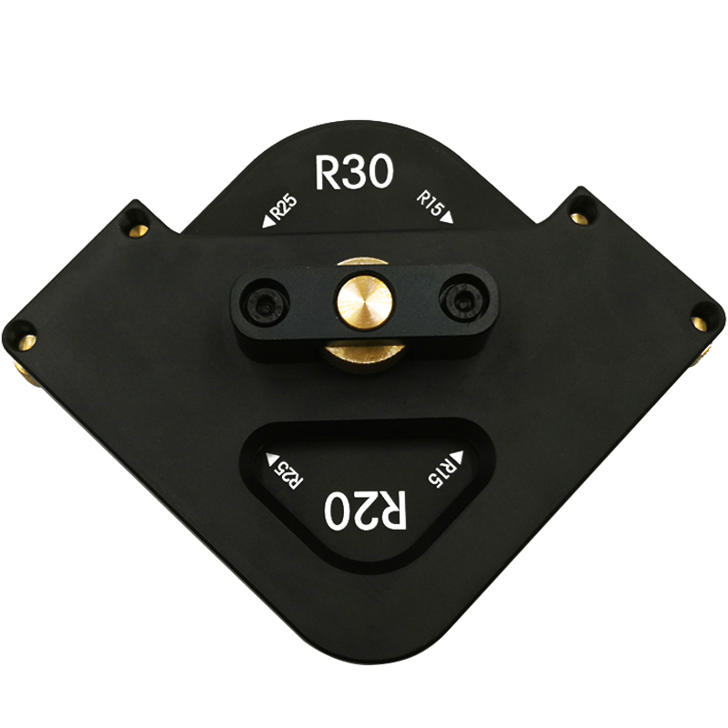 木工倒角模板圆角T角转换圆弧直角斜角模板电木铣修边机靠模