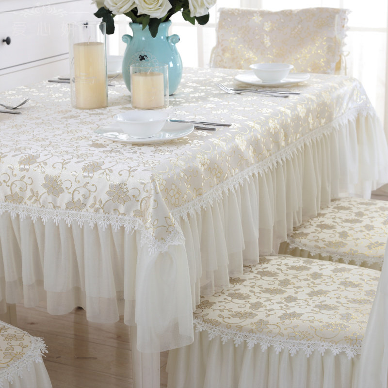 餐桌布椅椅垫装餐桌椅桌布布艺长方形蕾丝椅子餐椅家用,居家布艺,桌布,淘宝优惠券,粉丝福利购,淘宝优惠卷