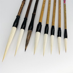 张木成毛笔 羊毫长锋加健 行草笔湖笔 行书草书国画笔