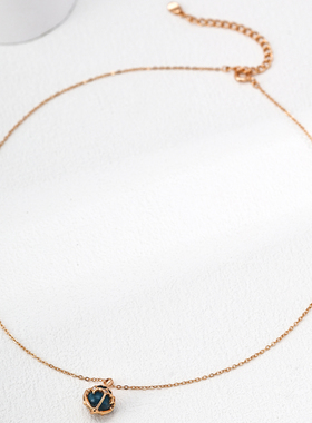 925银紫水晶幸运星项链