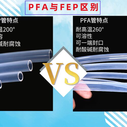 可溶性PFA管耐温260度透明铁氟龙管四氟管非FEP可封口