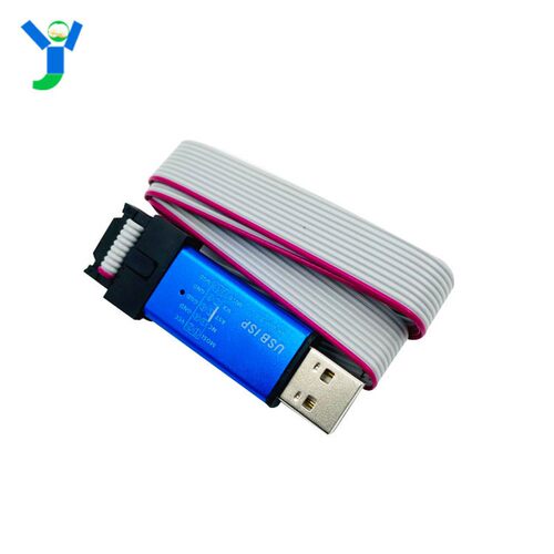51 AVR 免驱动单片机USB ISP下载线下载器 ATMEL编程器